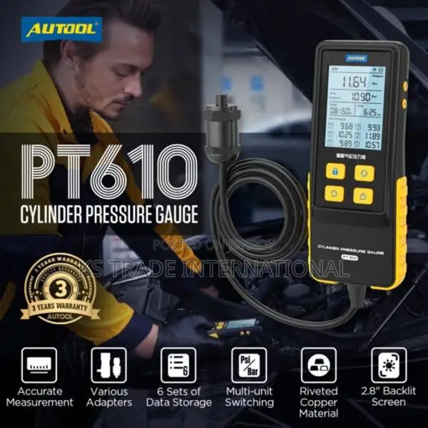 AUTOOL Cylinder Pressure Gauge