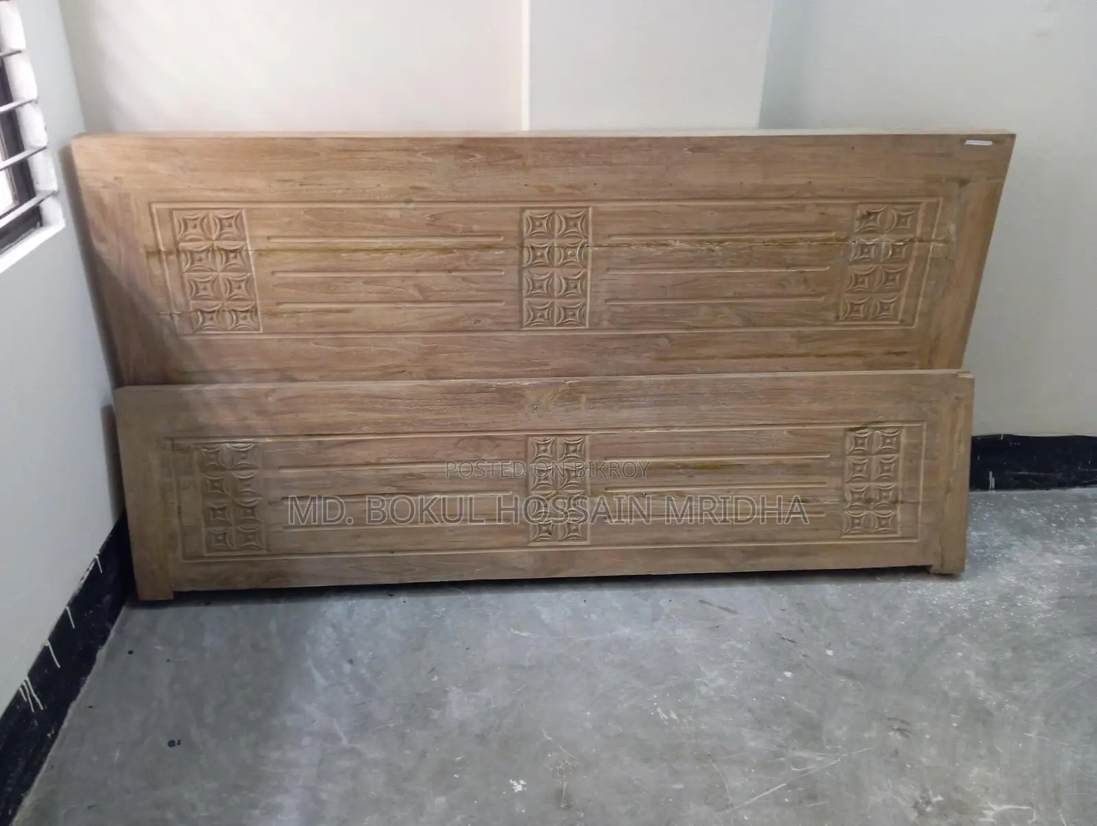 Chittagong Teak Wood 6x7 Bed