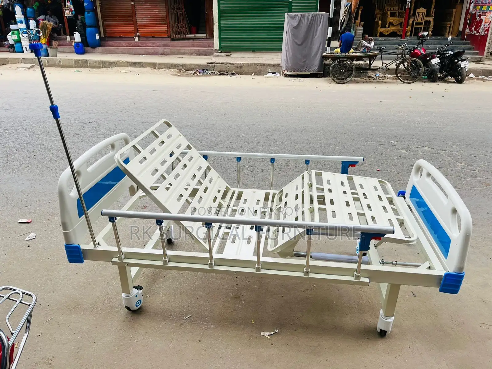 Patient Bed Two Function China Crank