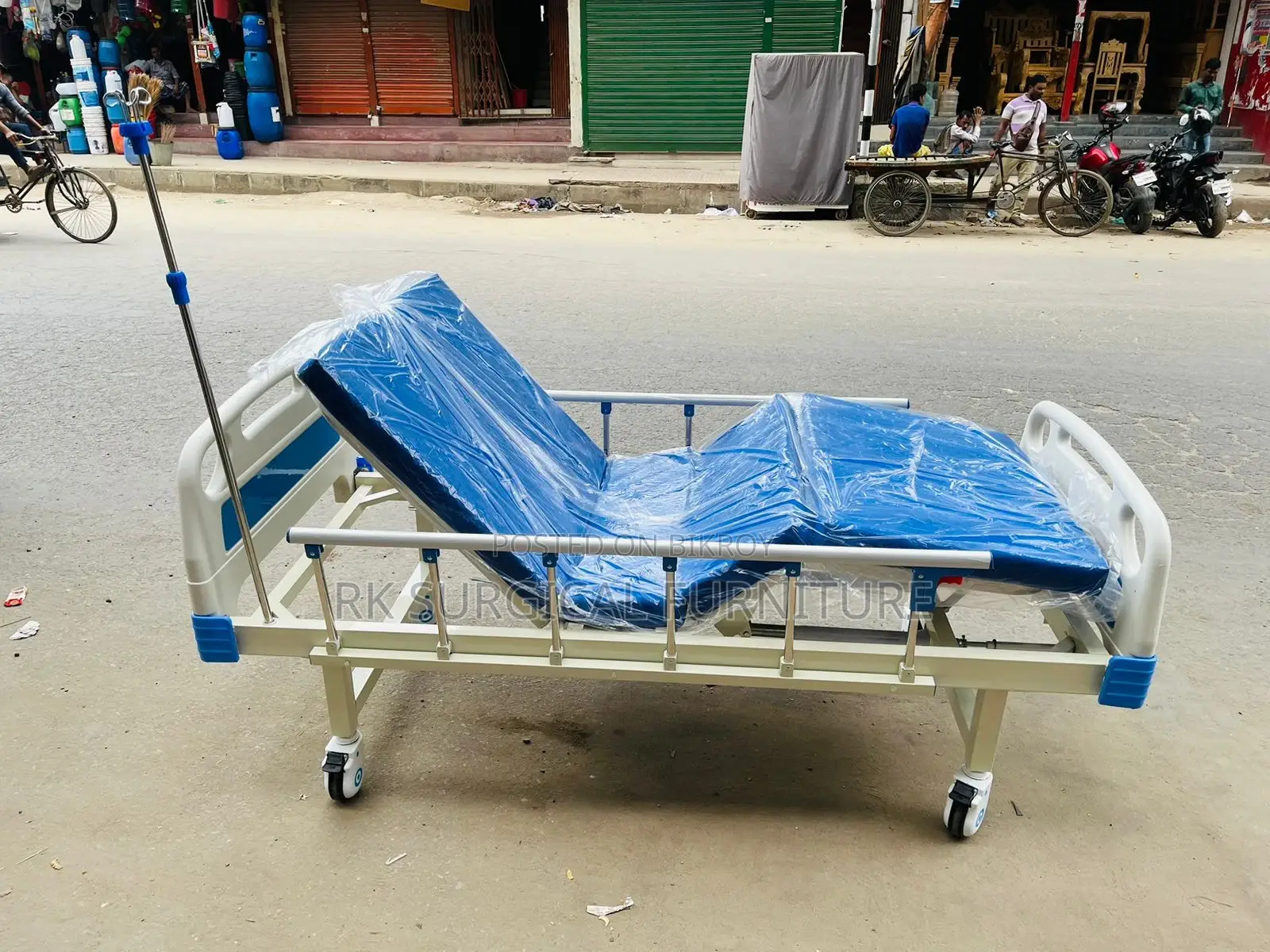 Patient Bed Two Function China Crank