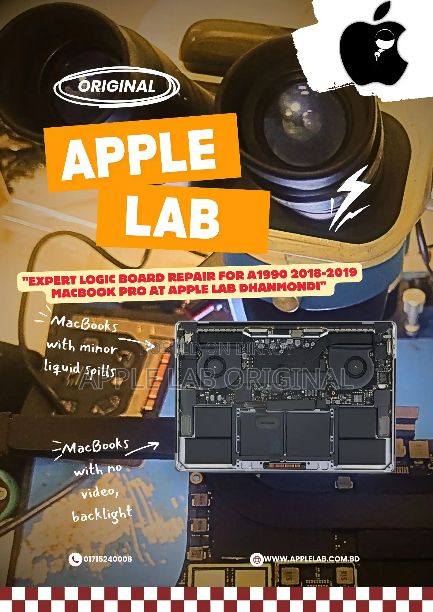 Expert Logic Board Repair for A1990 2018-2019 MacBook Pro