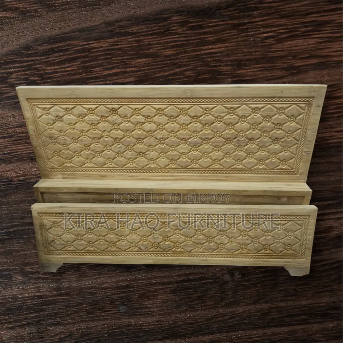 Chittagong Teak Wood 6/7 Feet Bed