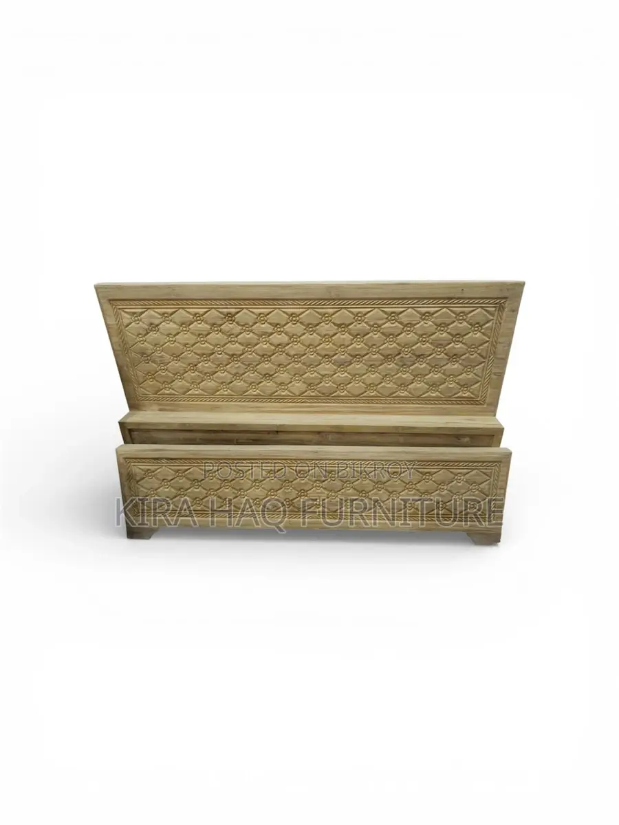 Chittagong Teak Wood 6/7 Feet Bed
