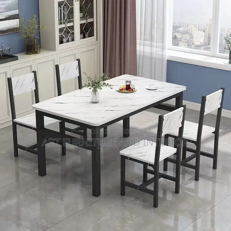 Iron Dining Table & Chair - 19