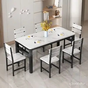 Iron Dining Table & Chair - 19