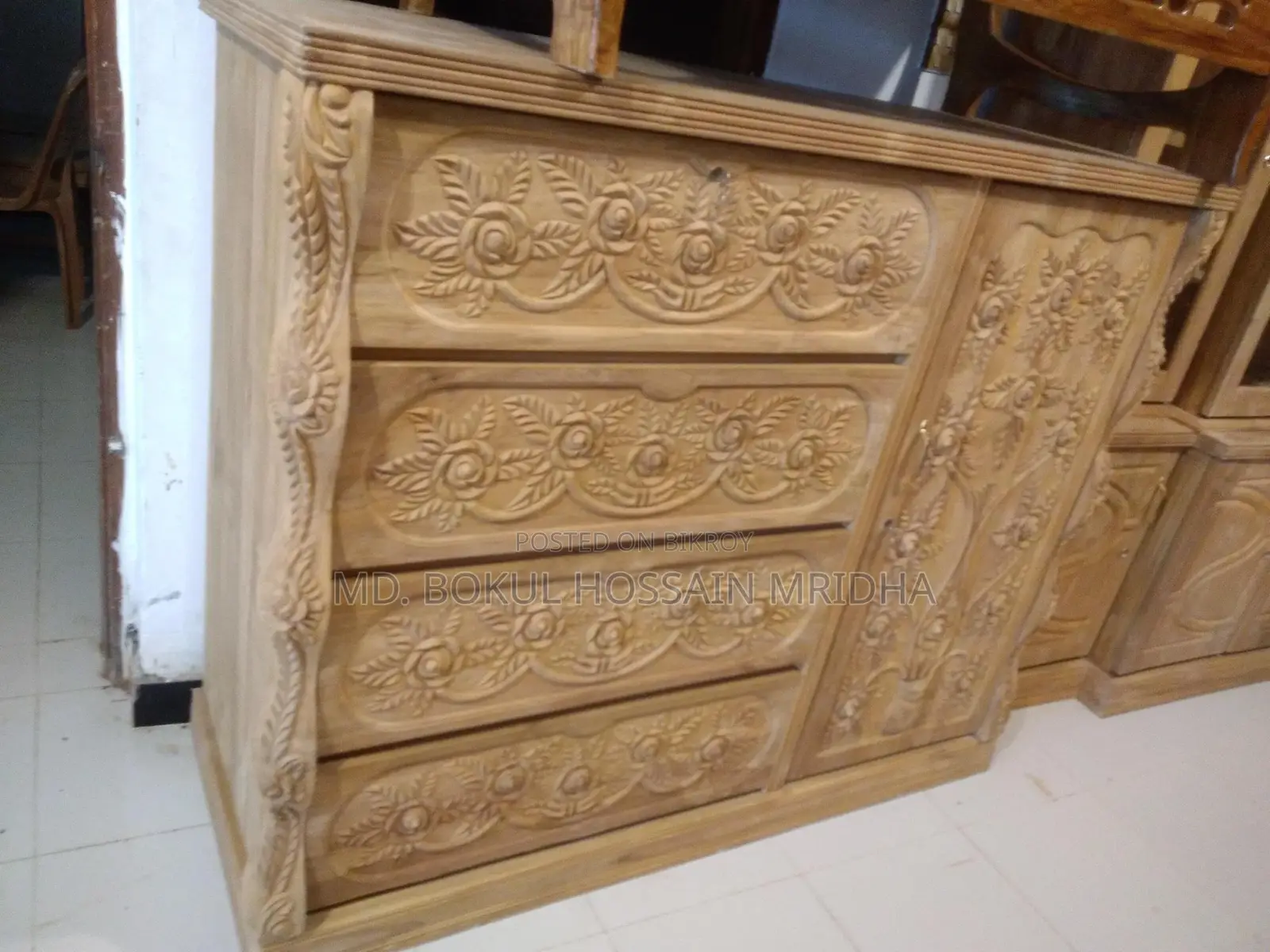 Teak Wood Wardrobe 5*4 feet.