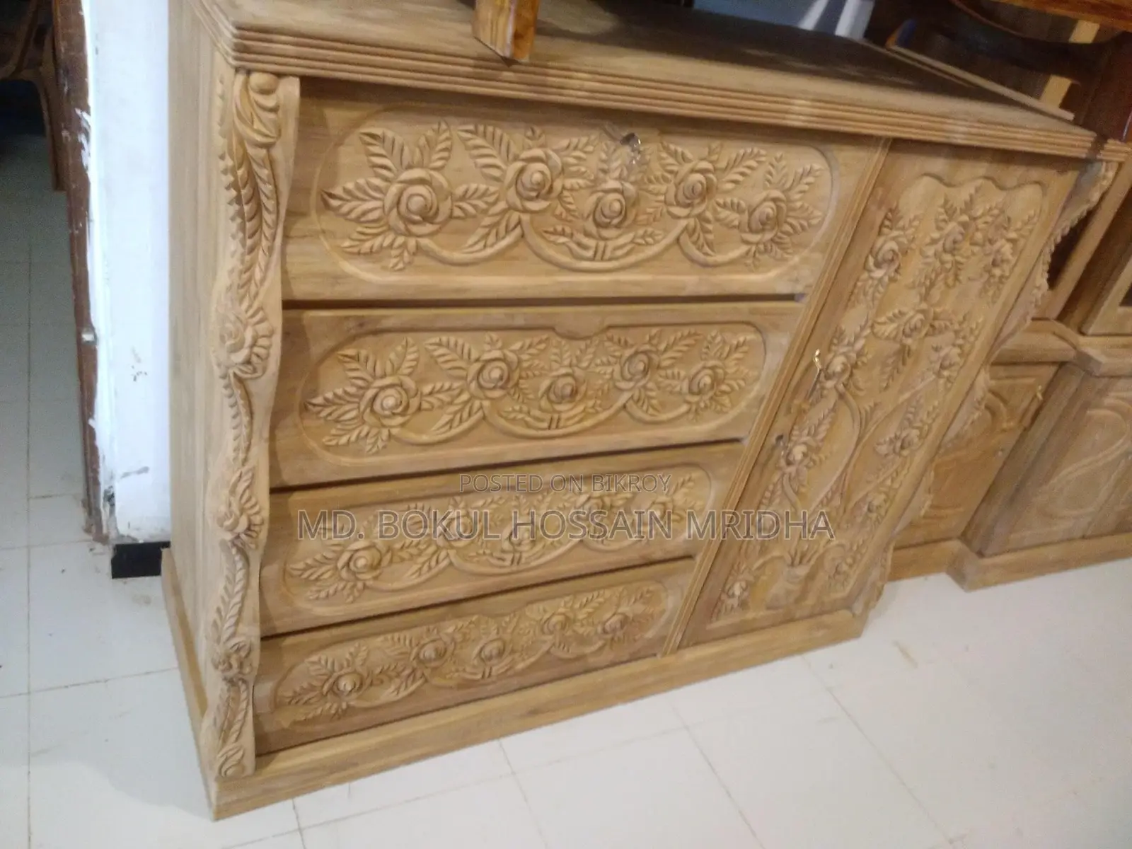 Teak Wood Wardrobe 5*4 feet.