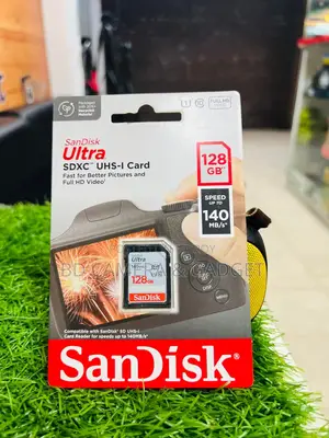Sandisk 128 gb 140 mbps Dslr memory card