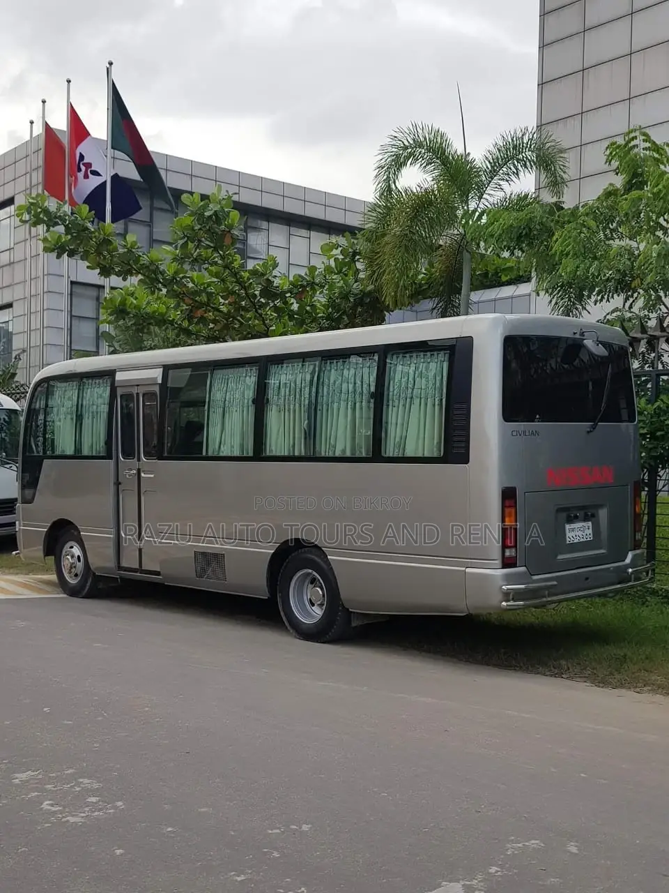 Nissan Coster Bus For Rent