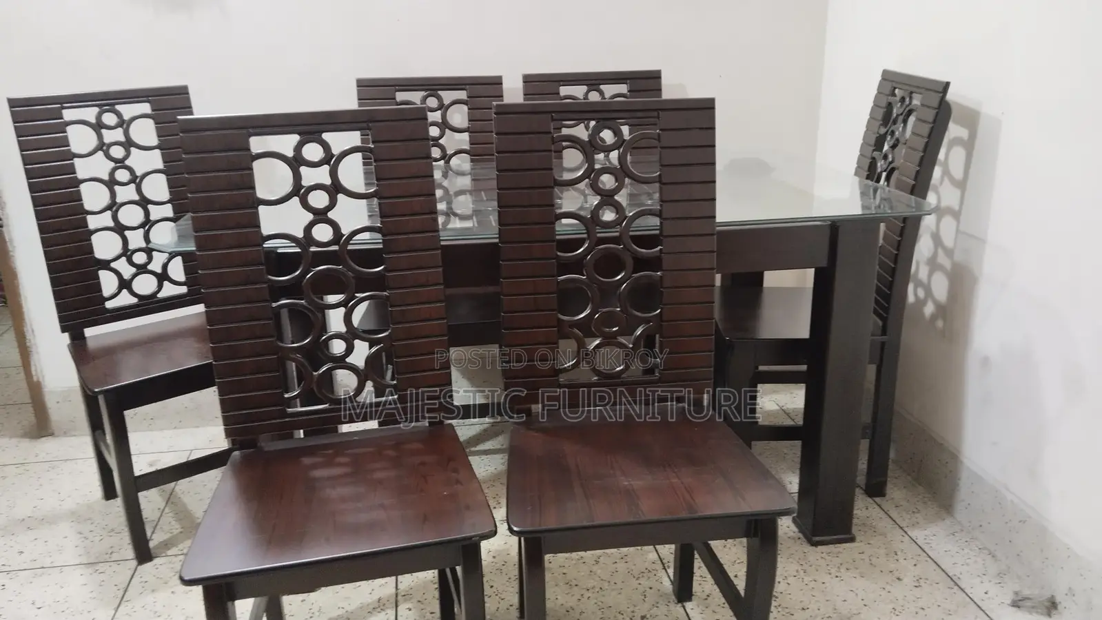 New Dining Set 6 Chairs. M # 9644