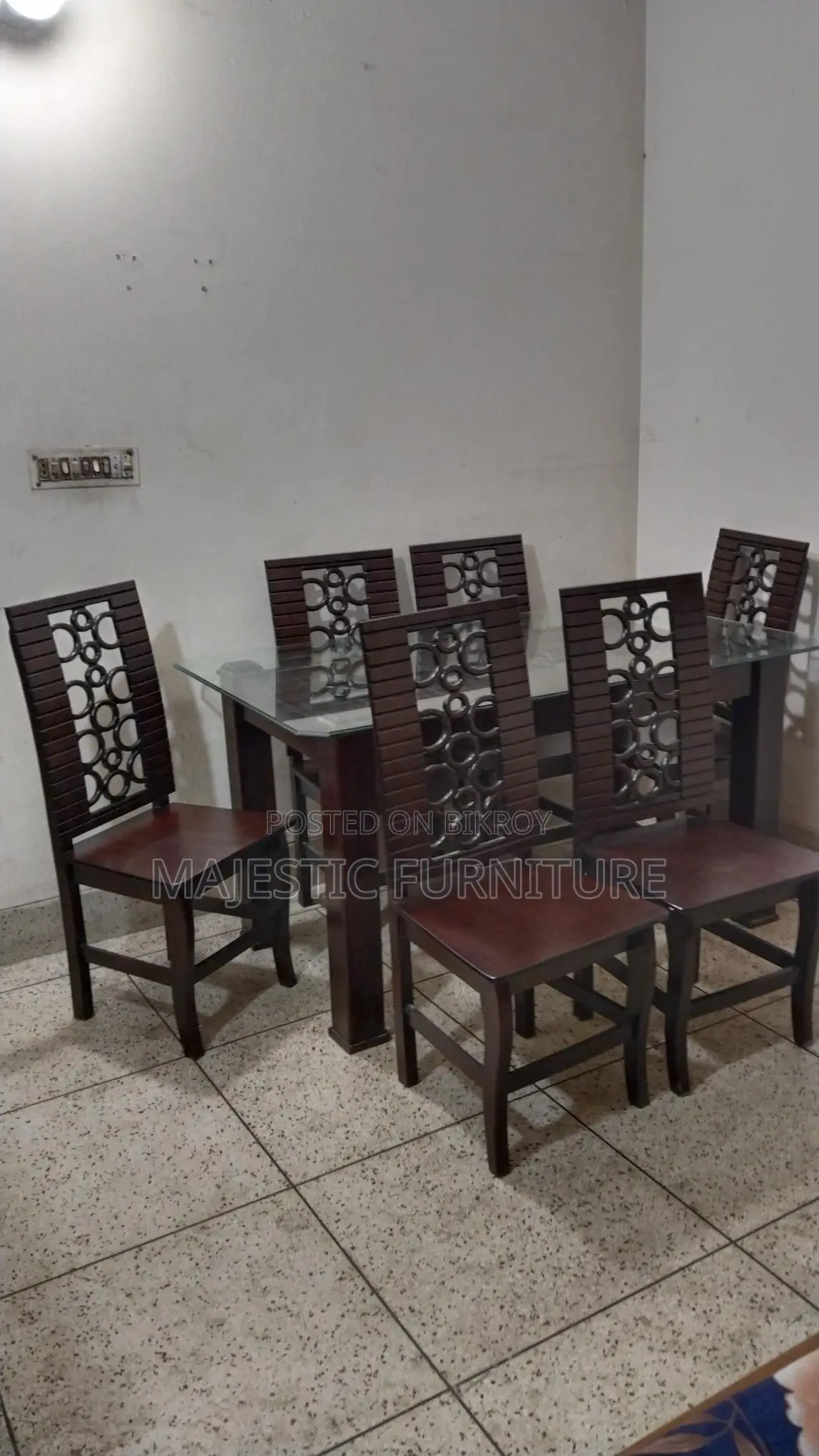 New Dining Set 6 Chairs. M # 9644