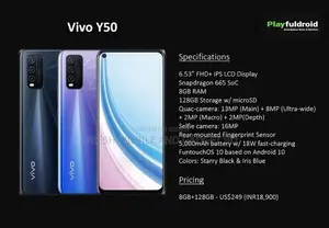 Vivo Y50 8/128 (Brand New)