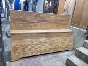 6ft x 7ft Lacquered Teak Wood Bed