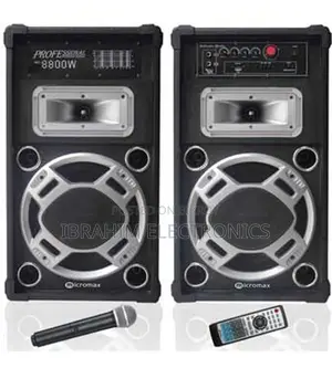 Micromax MHSN-40 DJ wood Bookshelf bluetooth Speakers (Pair)