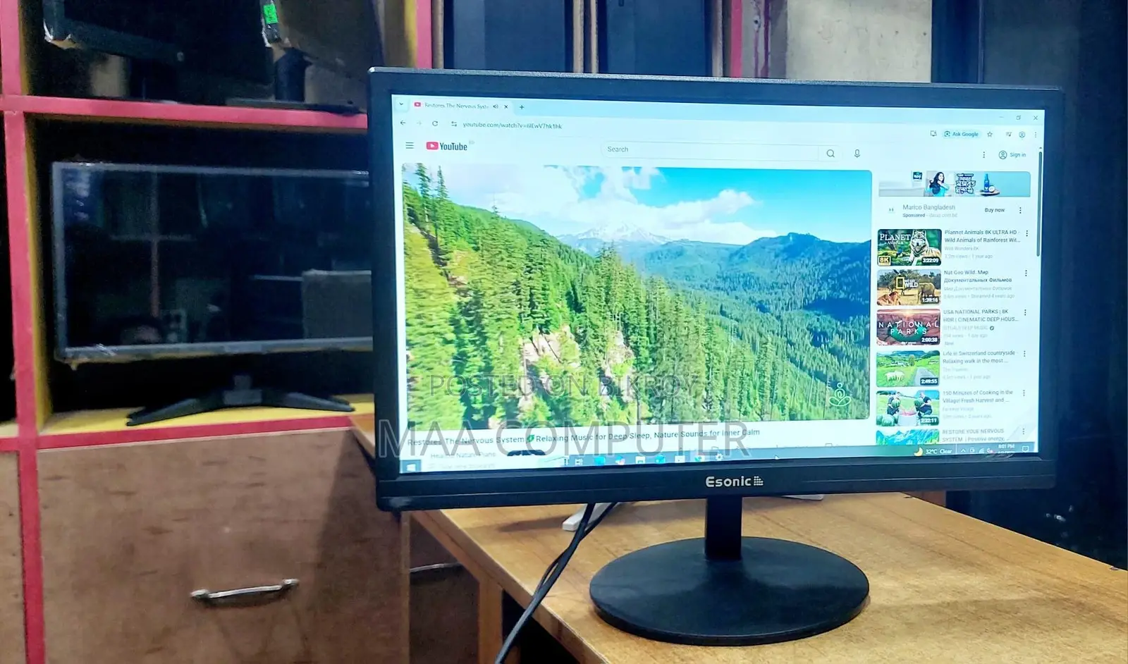 Like New Esonic LED Monitor Full HD Official With Warranty
