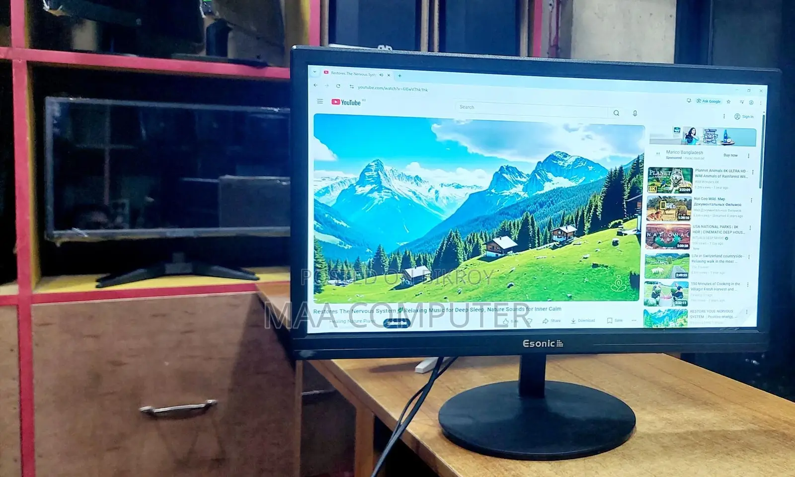 Like New Esonic LED Monitor Full HD Official With Warranty