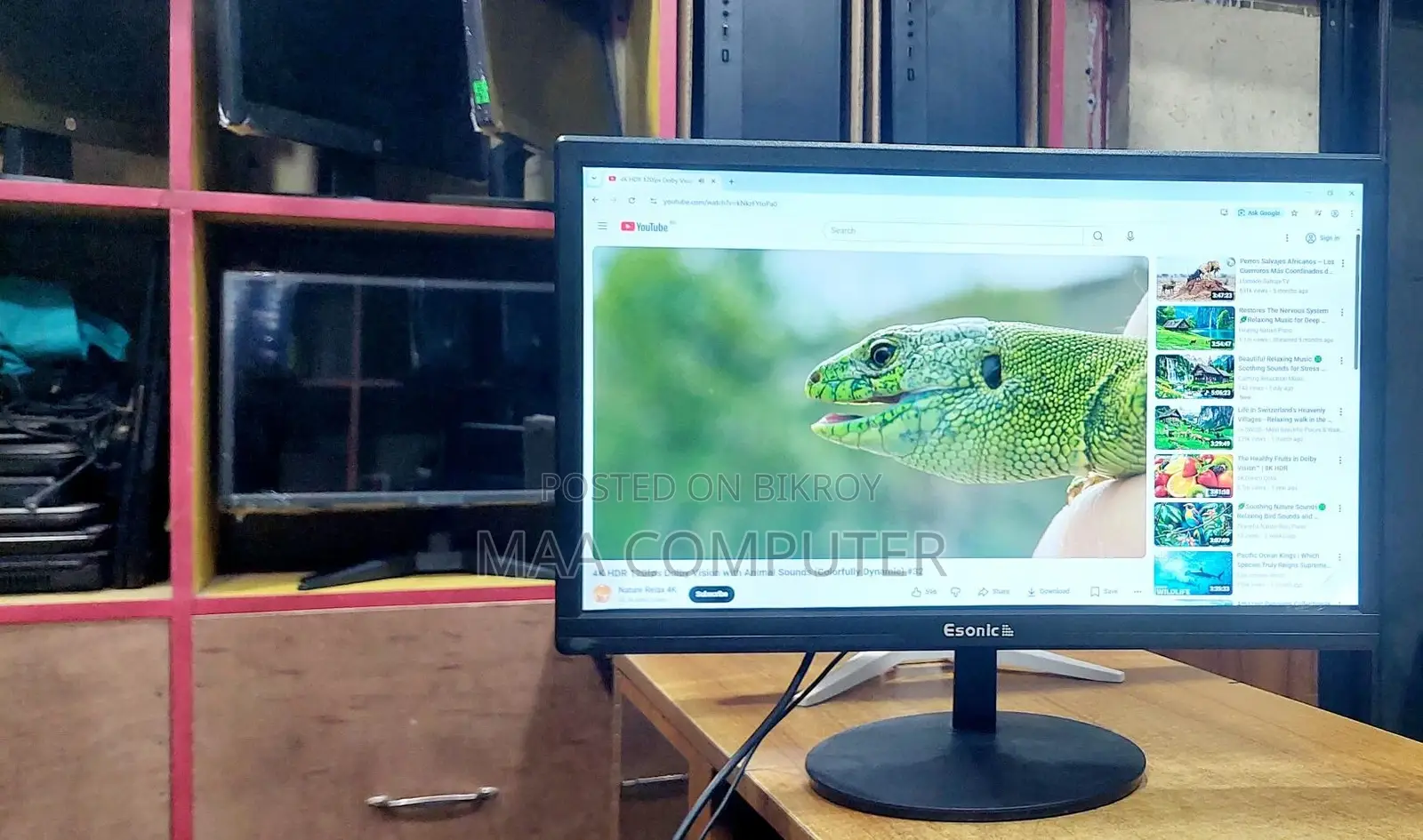Like New Esonic LED Monitor Full HD Official With Warranty