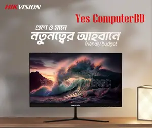 Hikvision 22 Inch IPS FHD E-LED Black HDMI & VGA Monitor 3Years Warranty