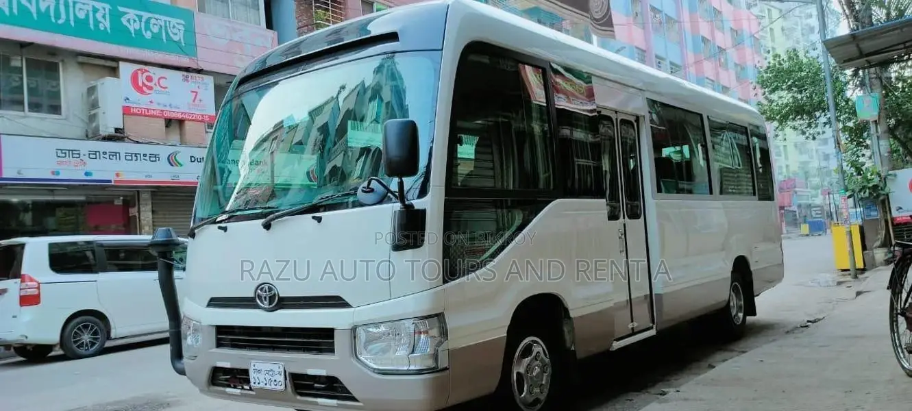 ভাড়ার জন্য টয়োটা কোস্টার বাস