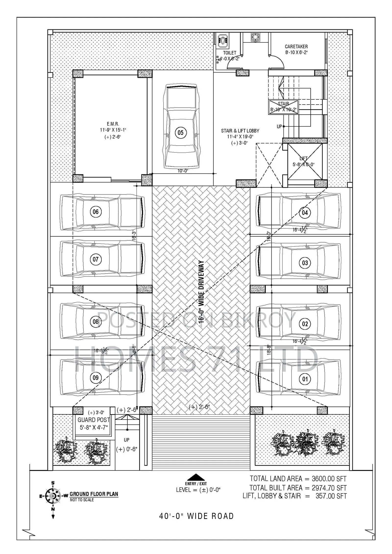 2850 Sft Flat For Sale at Jolshiri Abashon