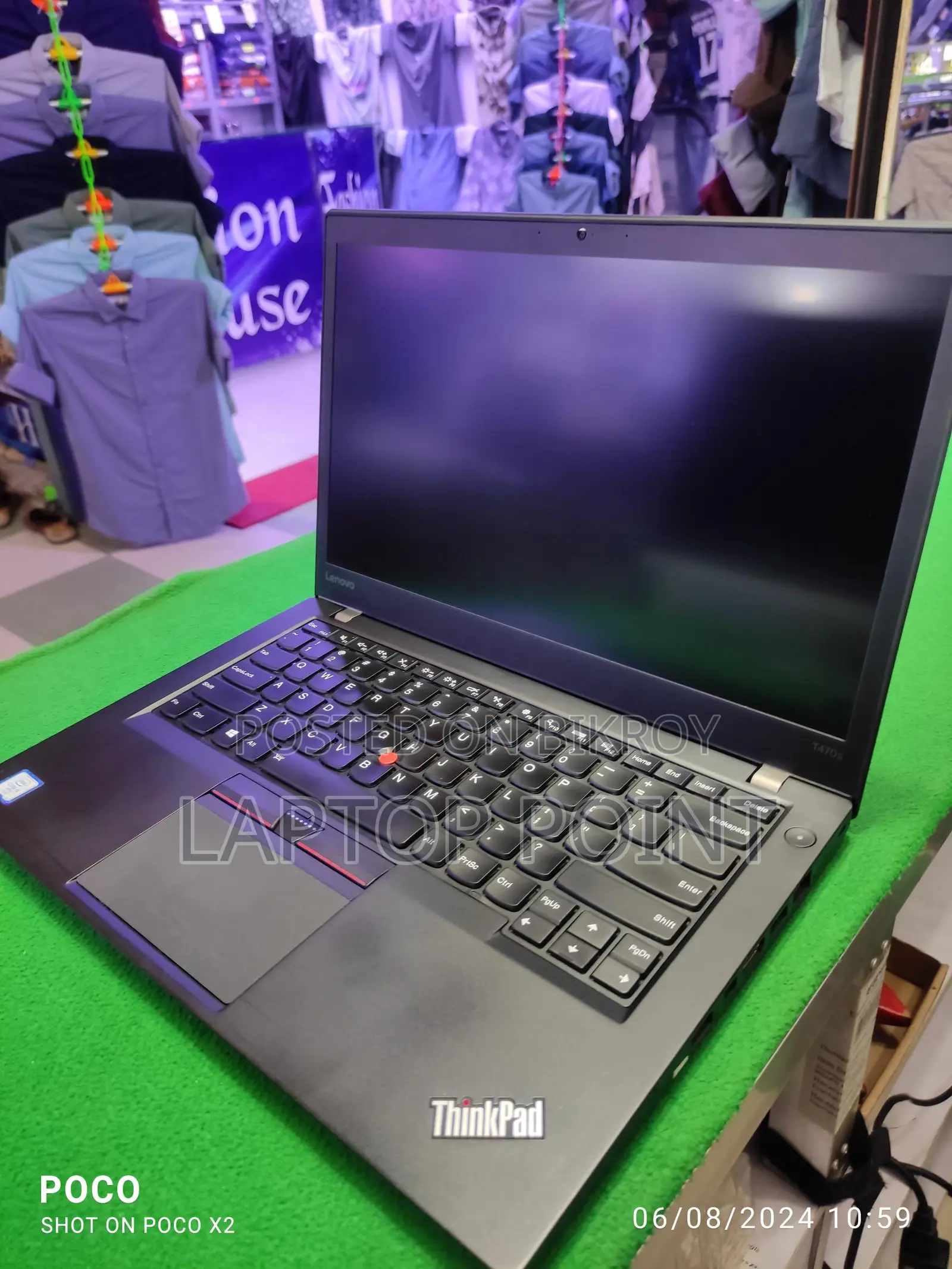 Lenovo core i5 6th gen: super slim 8/256 full fresh condition