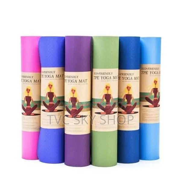 Yoga Mat Rubber Eco Friendly – 8MM 3feet by 6feet