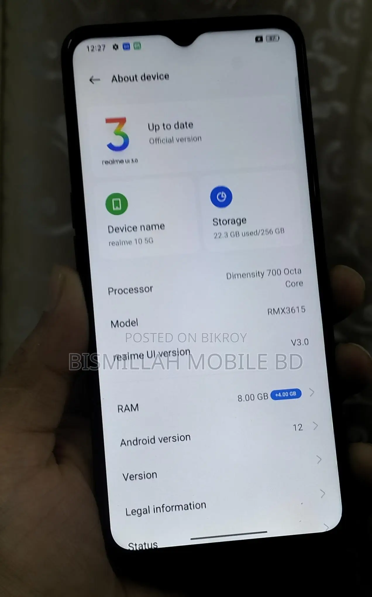 Realme 10 256 GB Gold