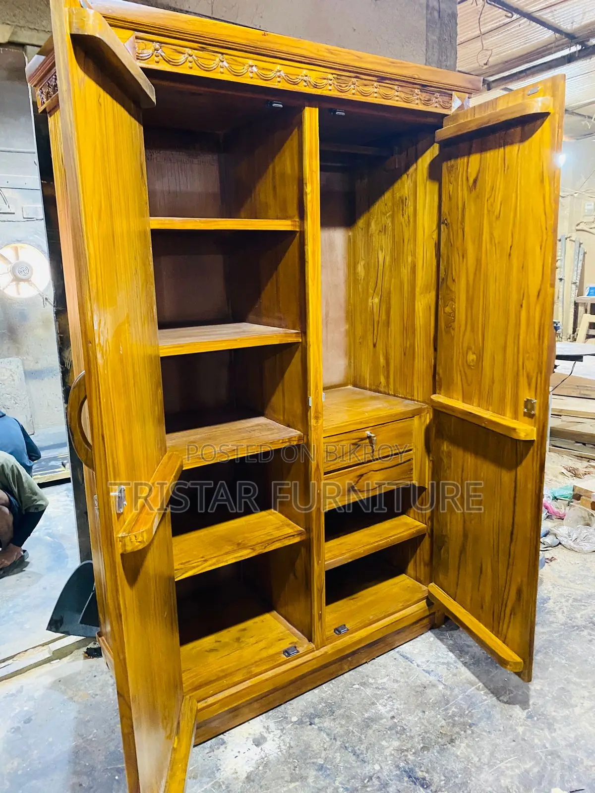Wooden Almira Made of Teak Wood AL52F