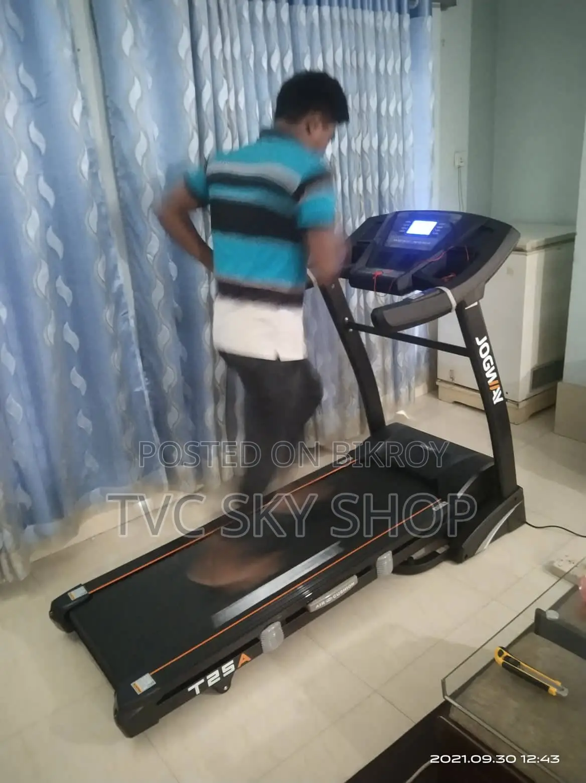 New Motorized Treadmill Jogway T25A AC motor 4.0 hp peak