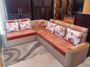 সেগুন কাঠের কর্নার সোফা। মডেল # ৩৮৭৯