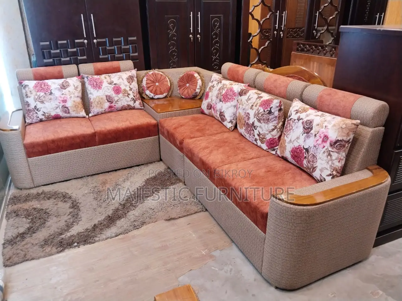 SEGUN WOOS CORNER SOFA. M # 3879