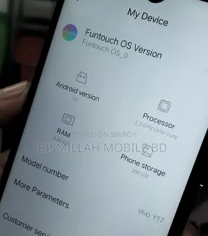 Vivo Y17 256 GB White