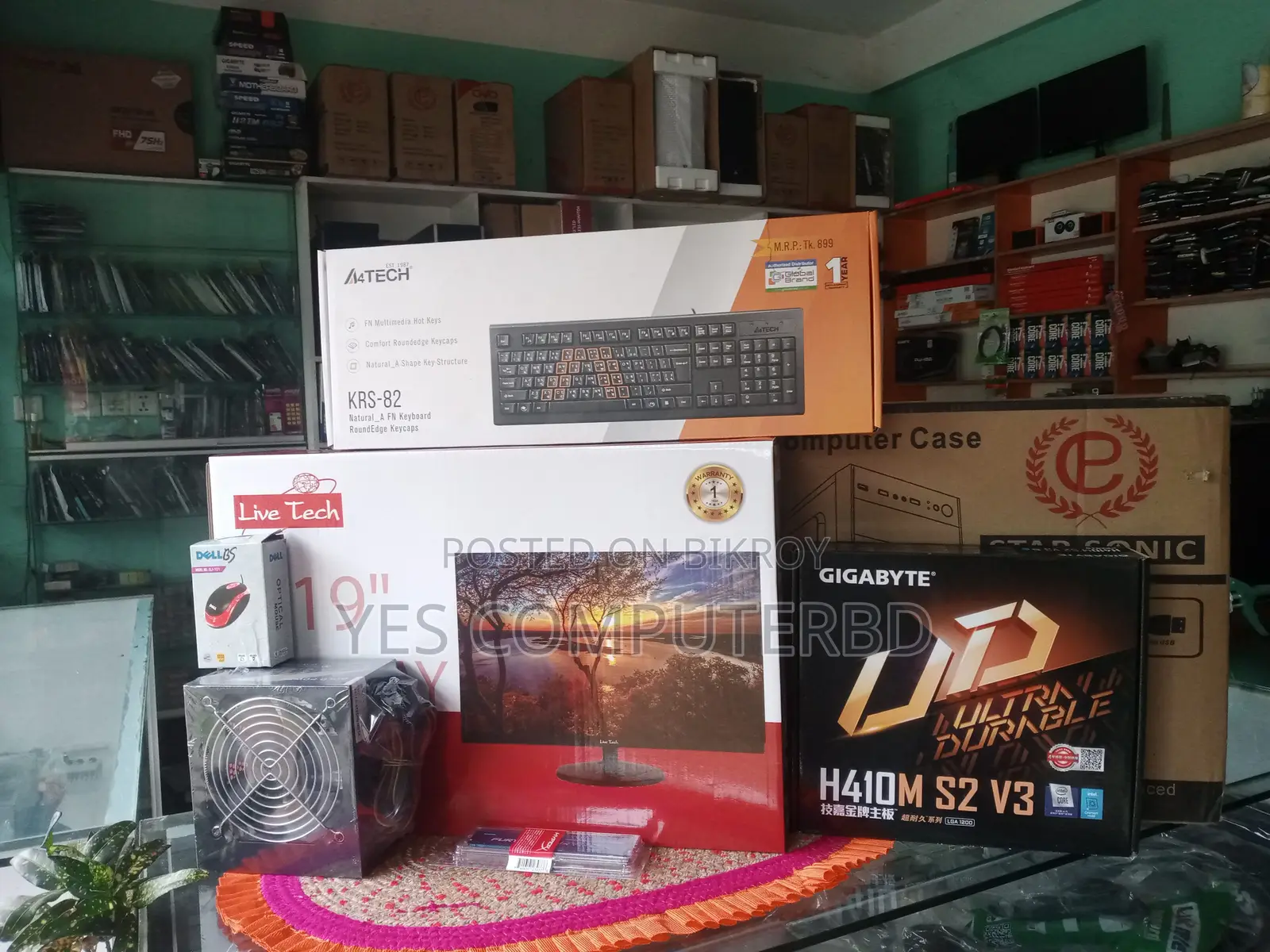 intel i7/H61Asus/128GB/19inc Full Setup 1Years Warranty
