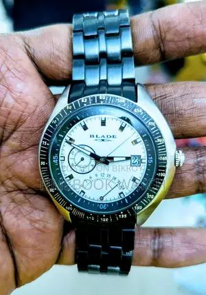 Blade Chrono Watch Beautiful Shape Italy 100%