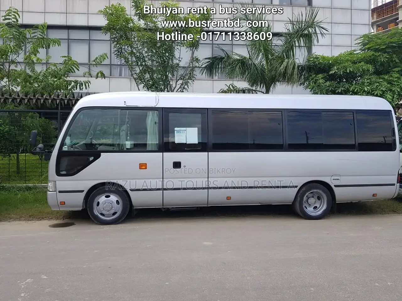 Nissan Coster Bus For Rent