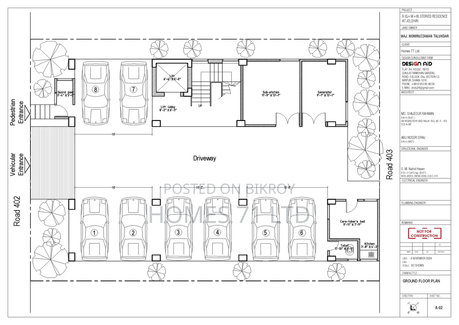 2850 Sft Apartment Available for Sale at Jolshiri Abashon