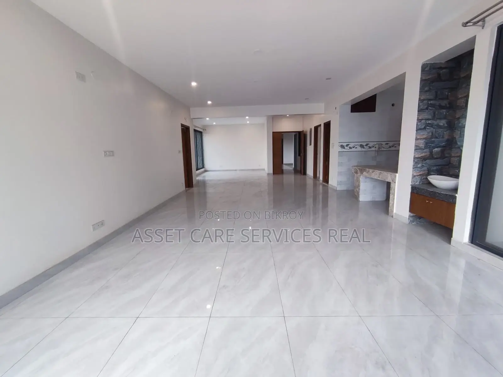 Gym-Pool Facilities New 4Bed Un-Furnished Apartment Rent North Gulshan