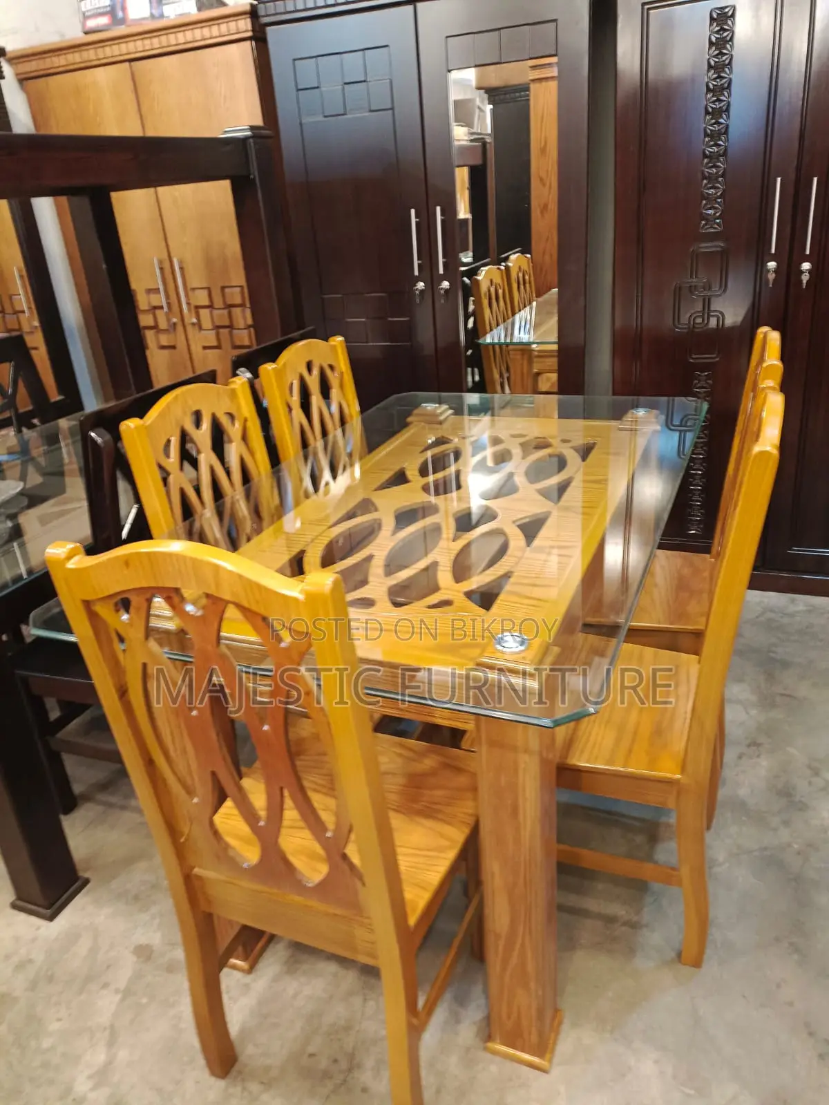 NEW DAINING SET CANADIAN OAK VENEER M # 1733