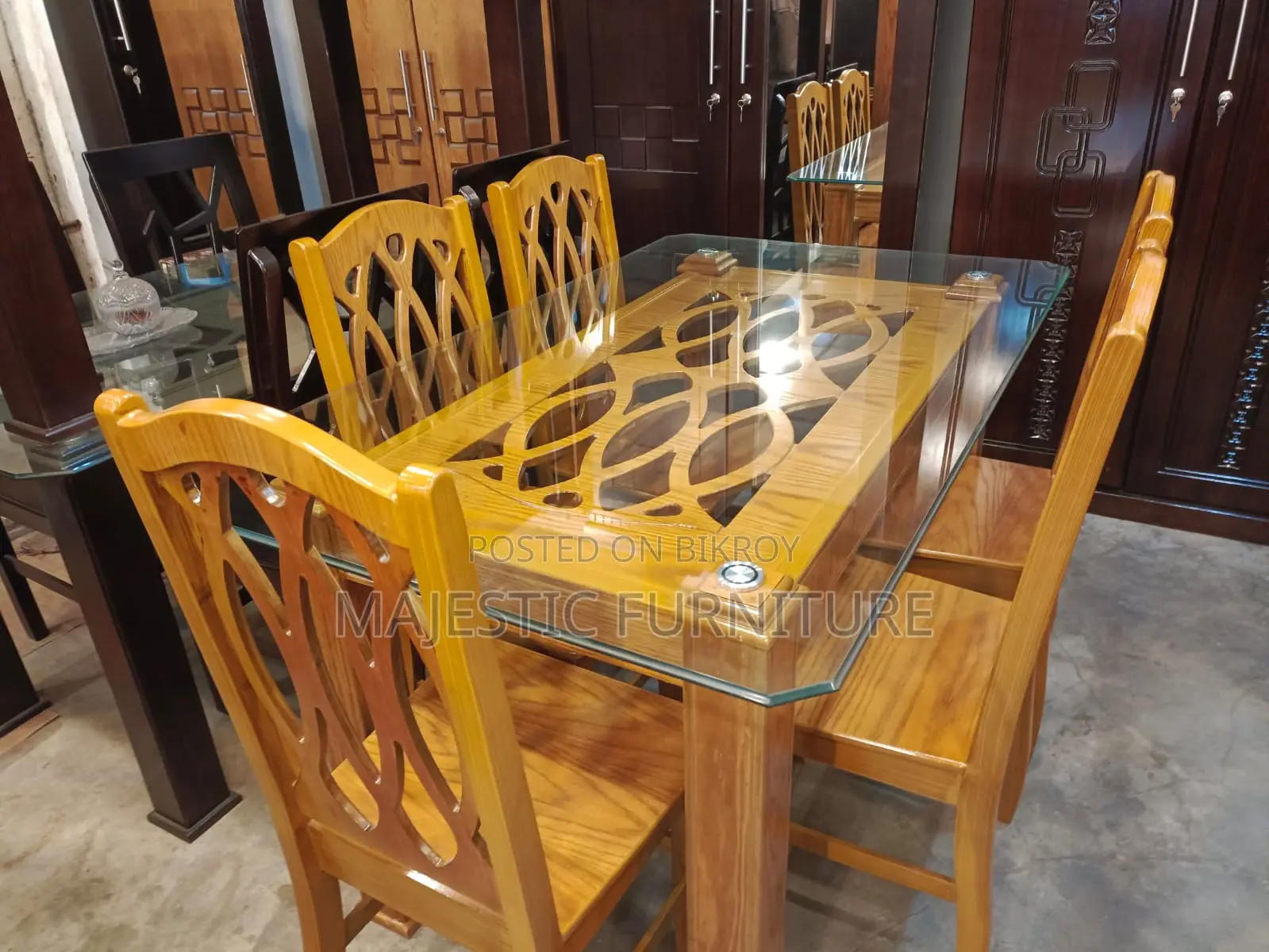 NEW DAINING SET CANADIAN OAK VENEER M # 1733