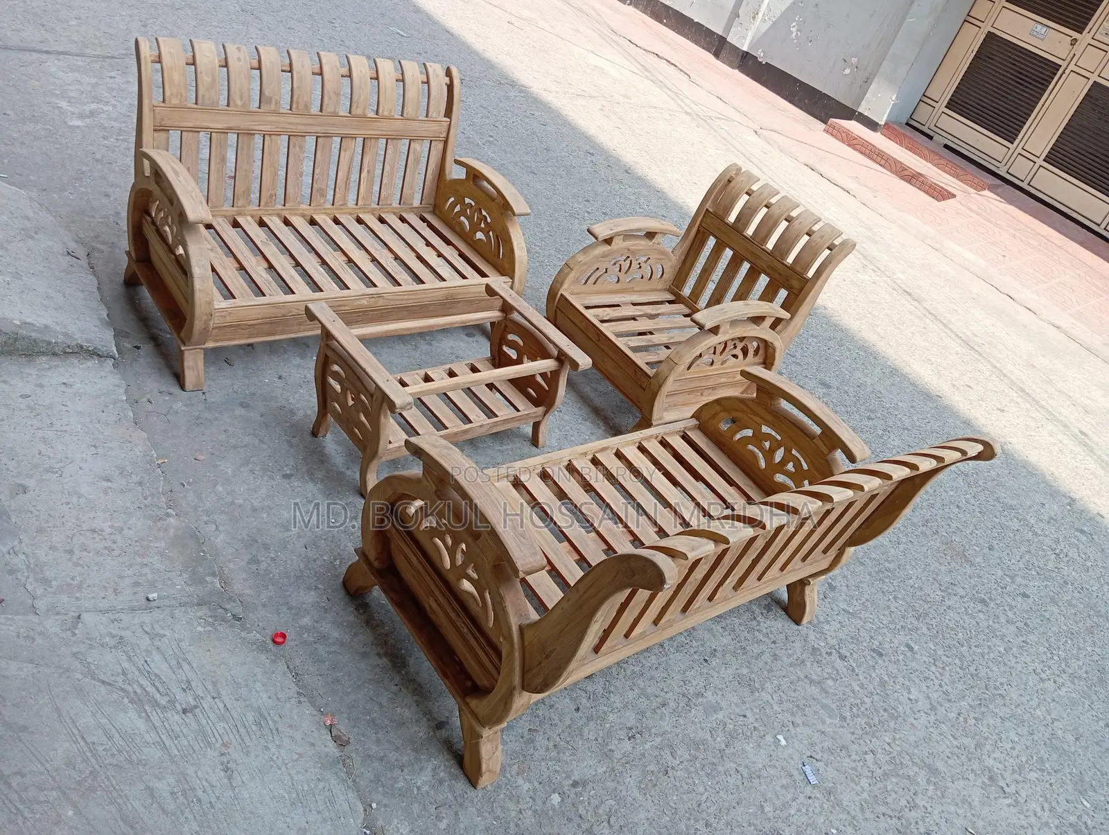 Sofa 2*2*1 & Tea Table 1 Pc, Chittagong Segun Wood