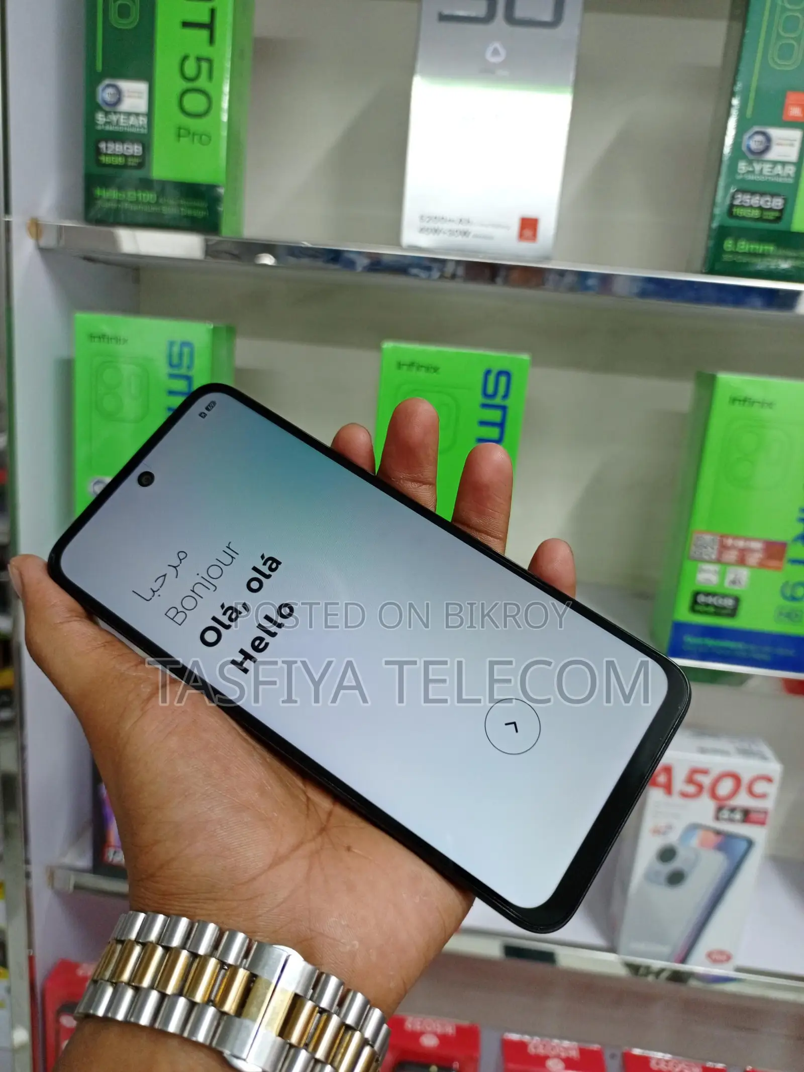 Infinix HOT 60i৮/২৫৬কিস্তিতে (Brand New)