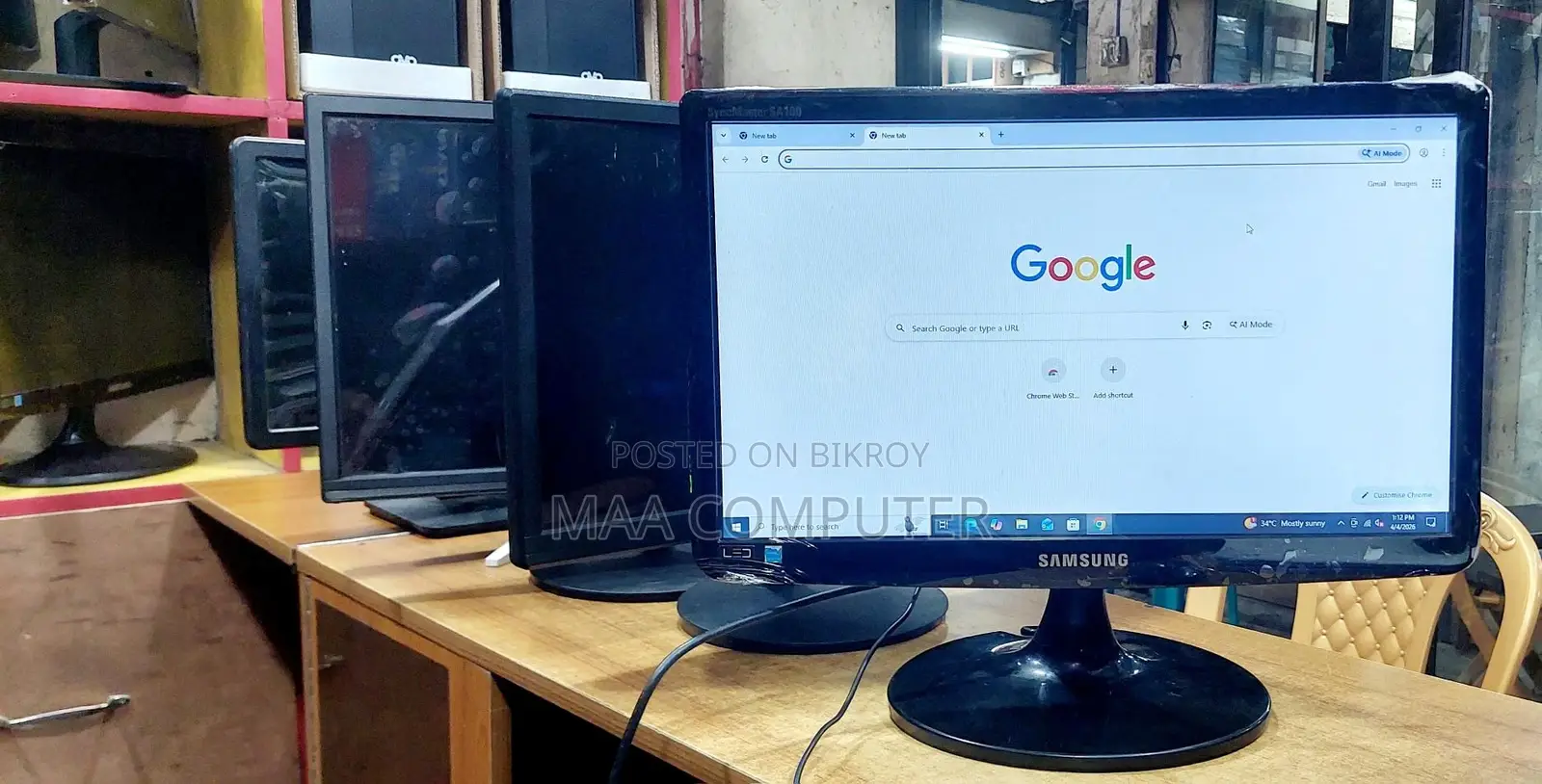 1️⃣9️⃣ inch Samsung {Made in Malaysia} Led Monitor With Replace Warranty