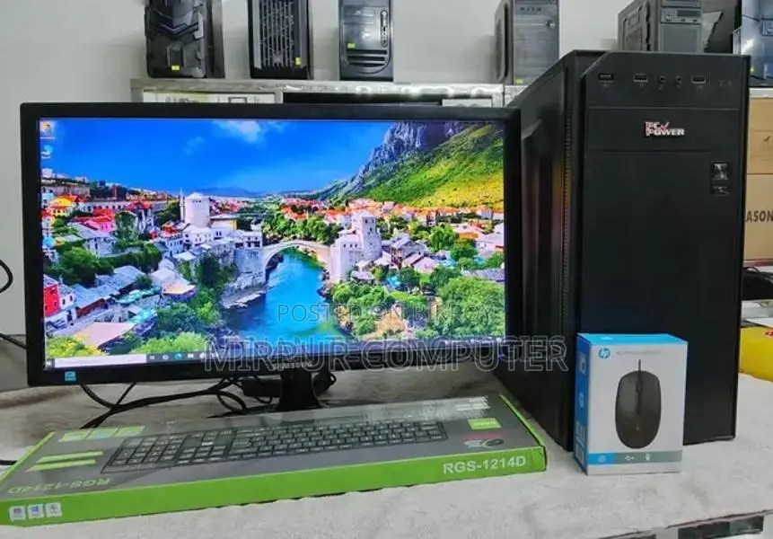 White Monitor Core i7 3rd Gen, 22 LED, RAM 16GB, Borderless HD, 500GB PC