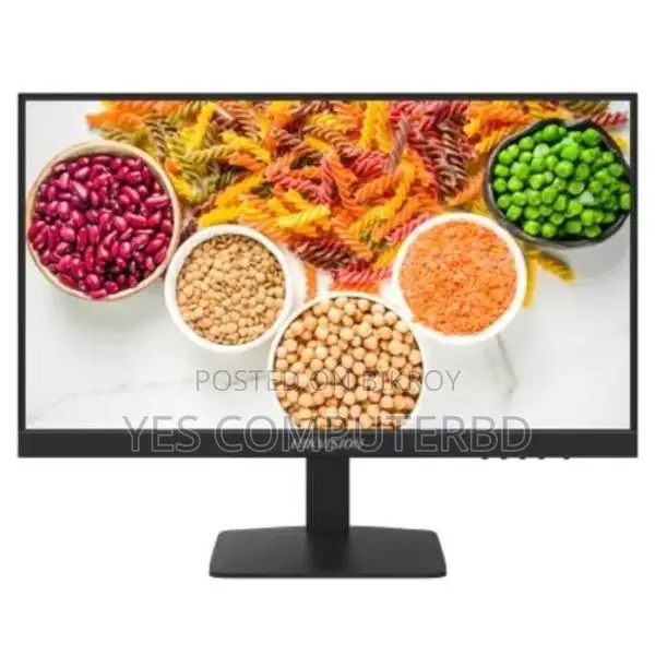 Hikvision 22-Inch FHD E-LED Black HDMI & VGA Monitor - 3-Year Warranty