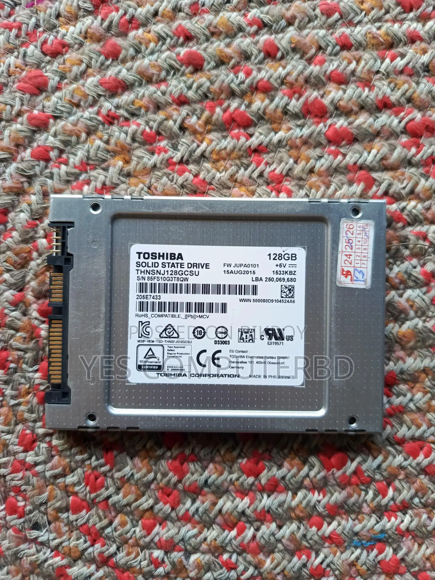 MIX BRAND KOREAN SSD 128GB/120GB 1YEAR Warranty