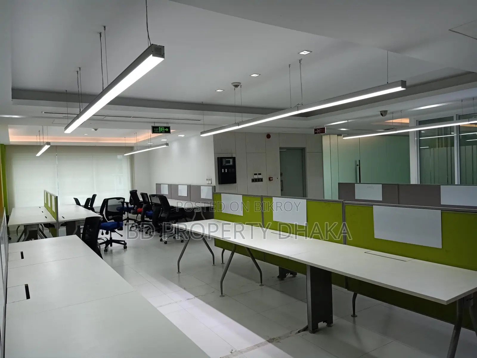 6070sqft Semi Furnished open Commercial space rent in Gulshan Avenue