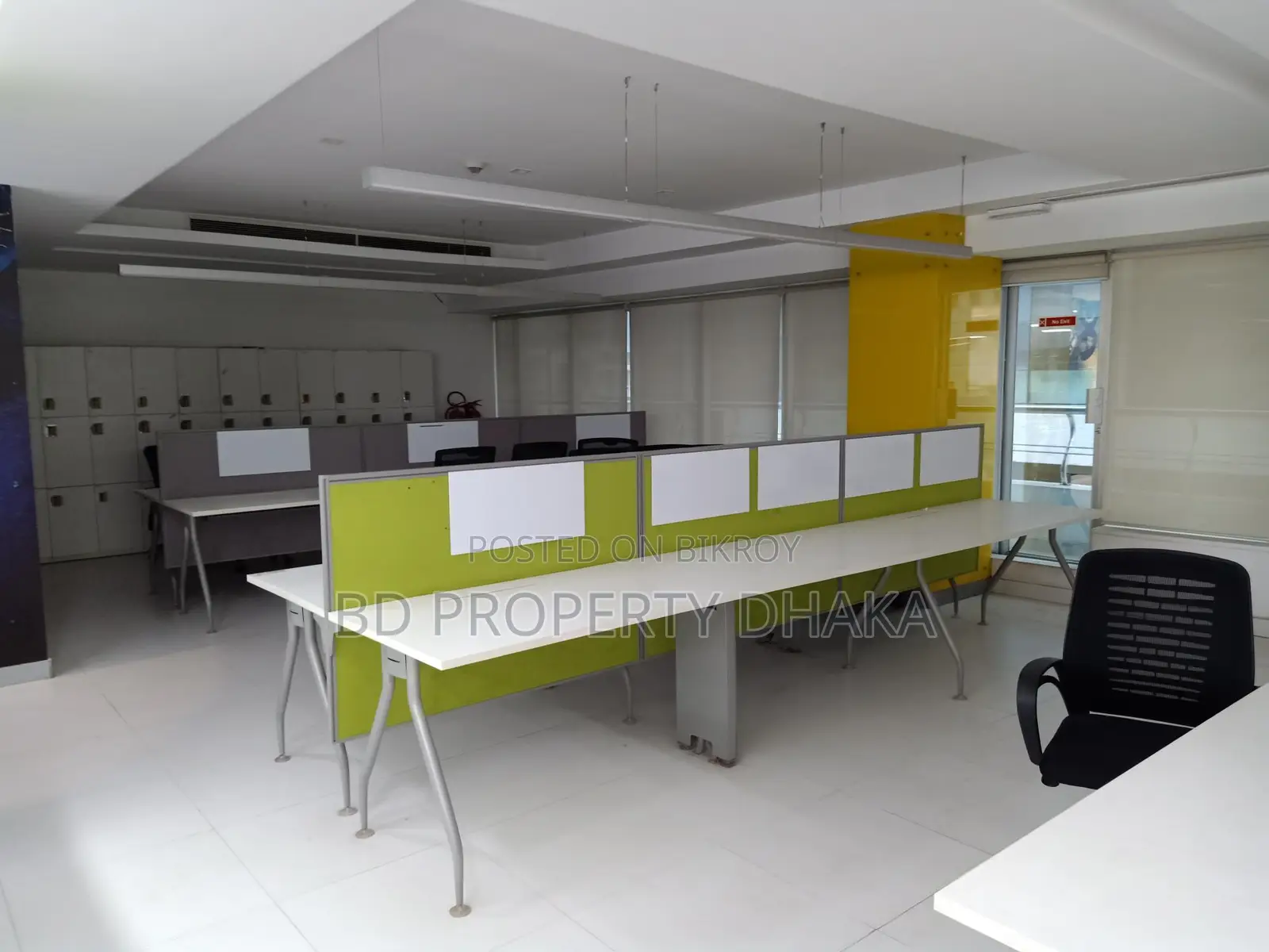 6070sqft Semi Furnished open Commercial space rent in Gulshan Avenue