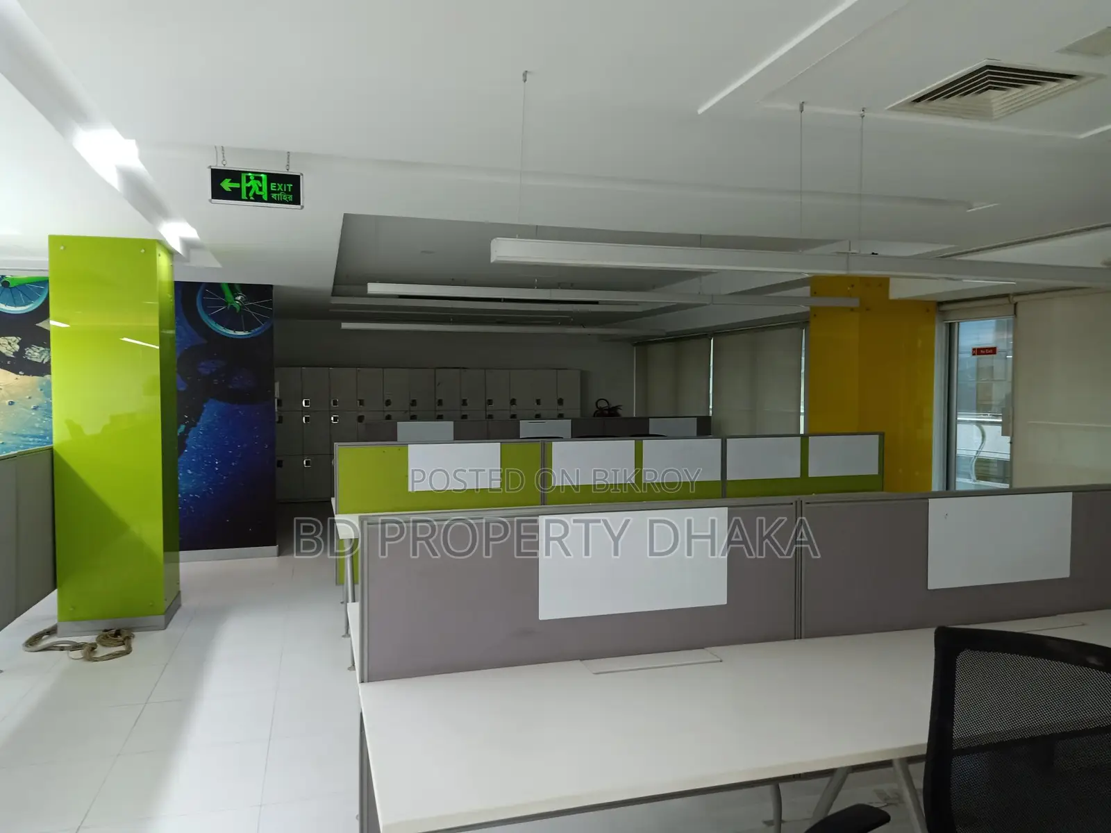 6070sqft Semi Furnished open Commercial space rent in Gulshan Avenue