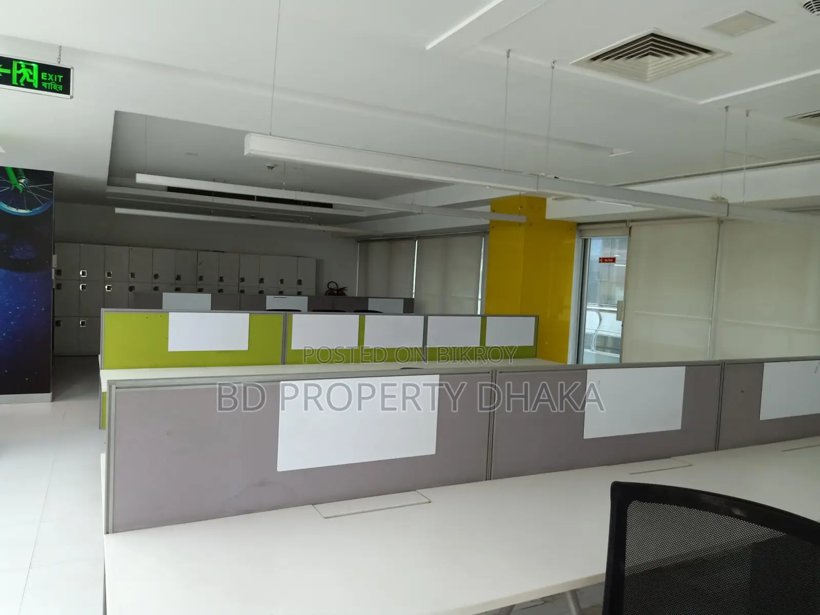 6070sqft Semi Furnished open Commercial space rent in Gulshan Avenue
