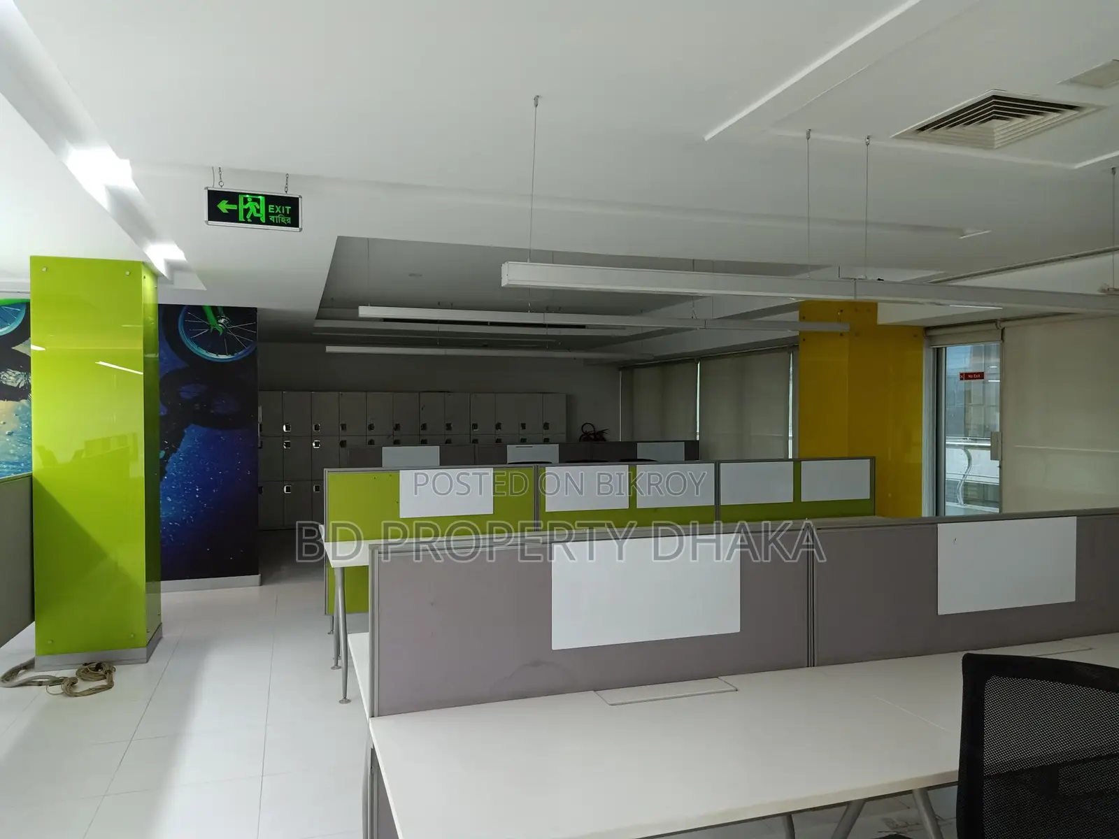 6070sqft Semi Furnished open Commercial space rent in Gulshan Avenue